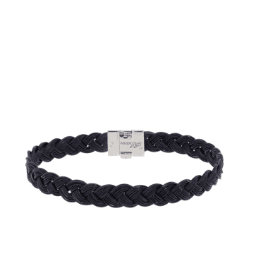 Mini Kalahari Platinum Braided Bracelet - Image 2